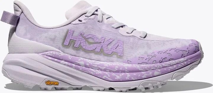 HOKA Women's Speedgoat 6 Shoes in Starlight Glow/Aster Flower