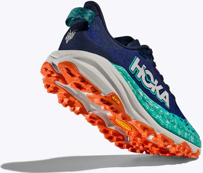 HOKA Women's Speedgoat 6 Shoes in Varsity Navy/Meteor - Image 4