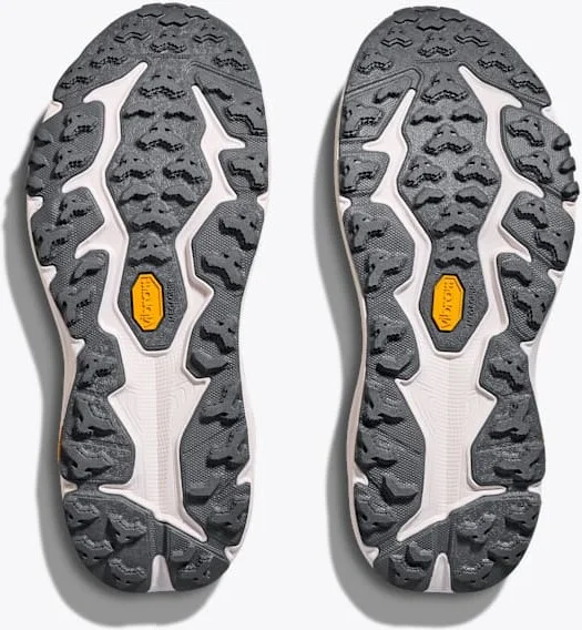 HOKA Women's Speedgoat 6 Shoes in White/Neon Tangerine - Image 7