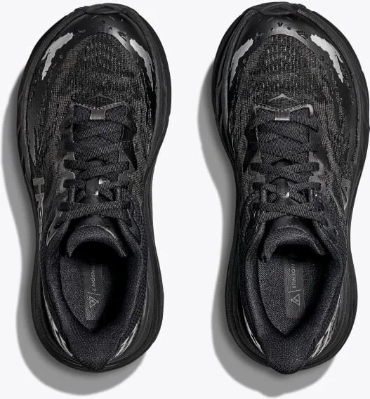 HOKA Women's Stinson 7 Shoes in Black/Black - Image 2