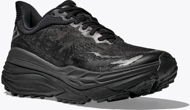 HOKA Women's Stinson 7 Shoes in Black/Black - Image 6