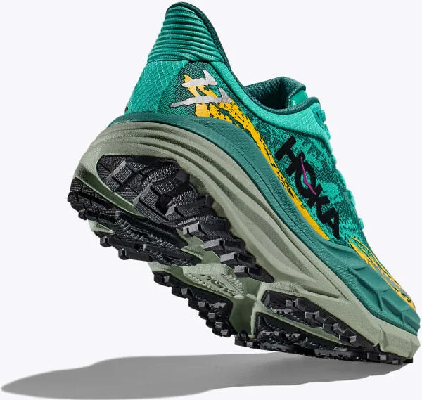 HOKA Women's Stinson 7 Shoes in Electric Aqua/Oceanic - Image 4