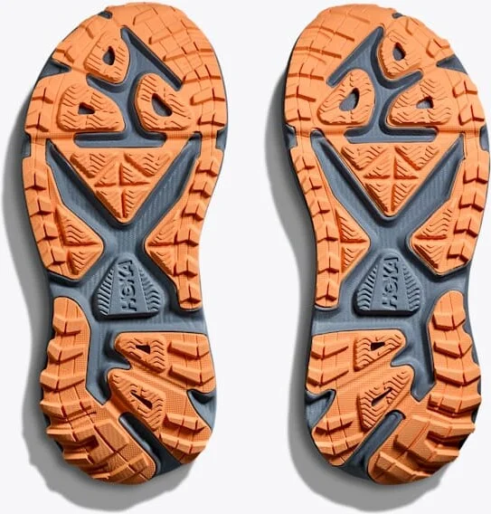 HOKA Women's Stinson 7 Shoes in Grey Skies/Pale Tangerine - Image 7