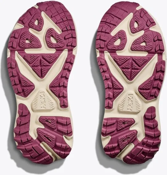 HOKA Women's Stinson 7 Shoes in Seed Green/Beet Root - Image 7
