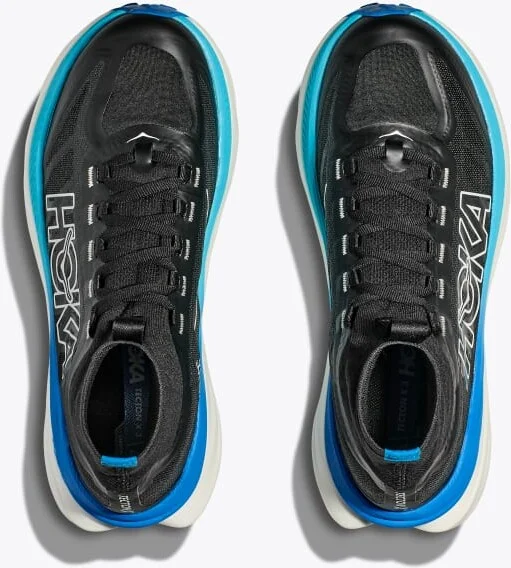 HOKA Women's Tecton X 3 Shoes in Black/Hoka Blue - Image 2
