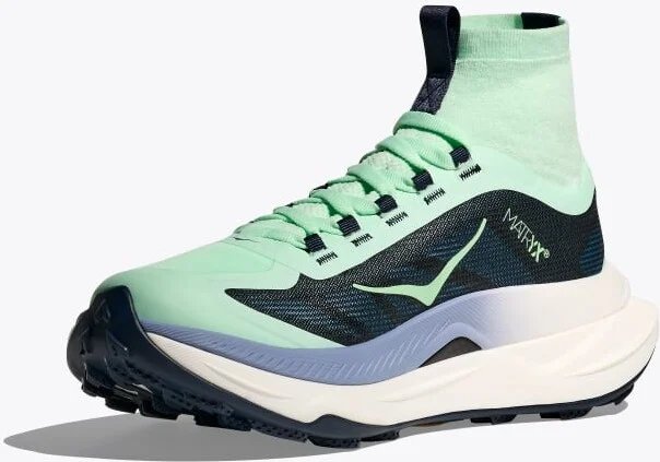 HOKA Women's Tecton X 3 Shoes in Mint Fluorite/Varsity Navy - Image 3