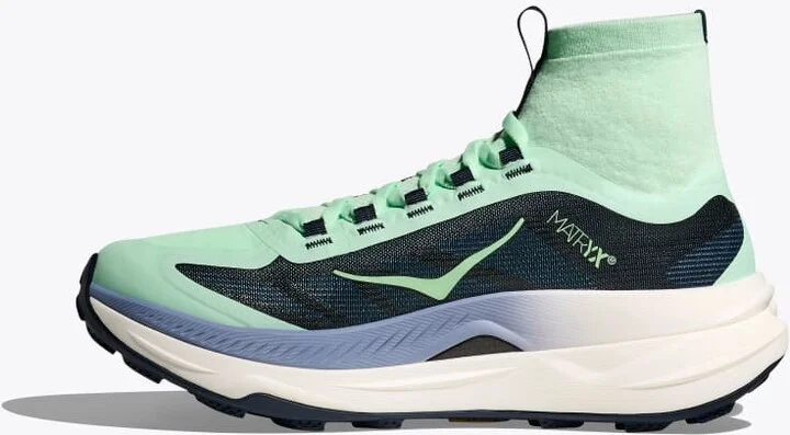 HOKA Women's Tecton X 3 Shoes in Mint Fluorite/Varsity Navy - Image 8