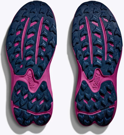 HOKA Women's Torrent 4 Shoes in Drizzle/Fuchsia - Image 7