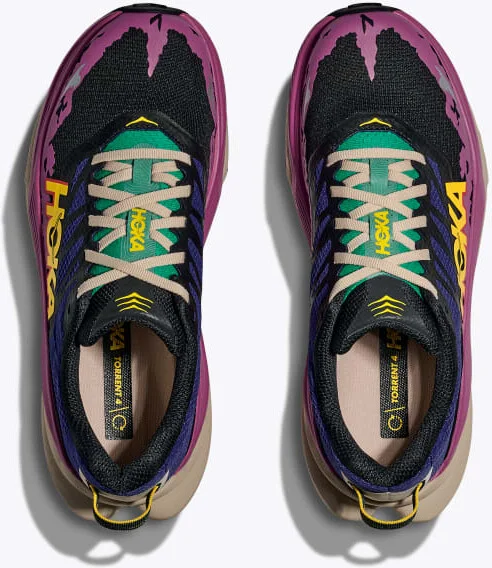 HOKA Women's Torrent 4 Shoes in Mountain Iris/Oatmeal - Image 2