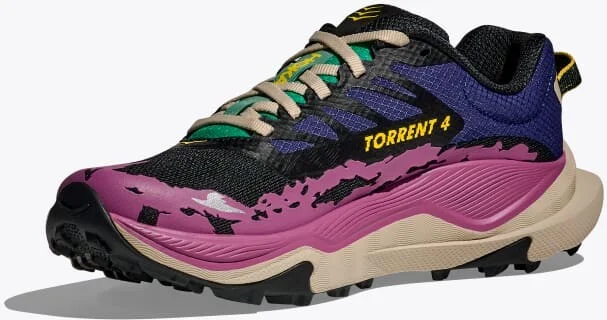 HOKA Women's Torrent 4 Shoes in Mountain Iris/Oatmeal - Image 3