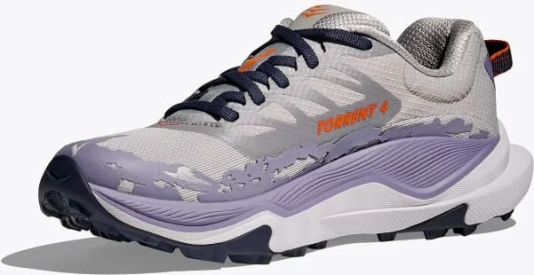 HOKA Women's Torrent 4 Shoes in Stardust/Wild Indigo - Image 3