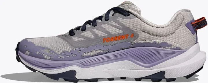 HOKA Women's Torrent 4 Shoes in Stardust/Wild Indigo - Image 8