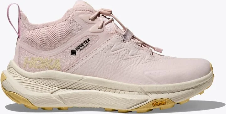 HOKA Women's Transport Chukka GTX Shoes in Cosmic Pearl/Oat Milk