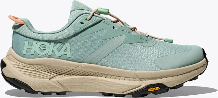 HOKA Women's Transport Shoes in Jade/Oyster Mushroom
