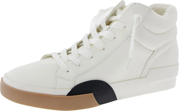 HOLAND Womens Cushioned Footbed Faux Leather Casual And Fashion Sneakers