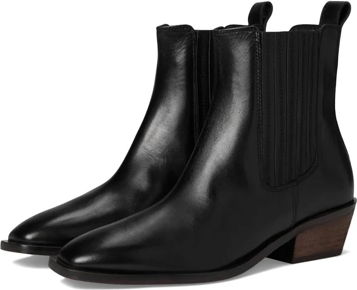 Hold Me Down Leather Boot In Black