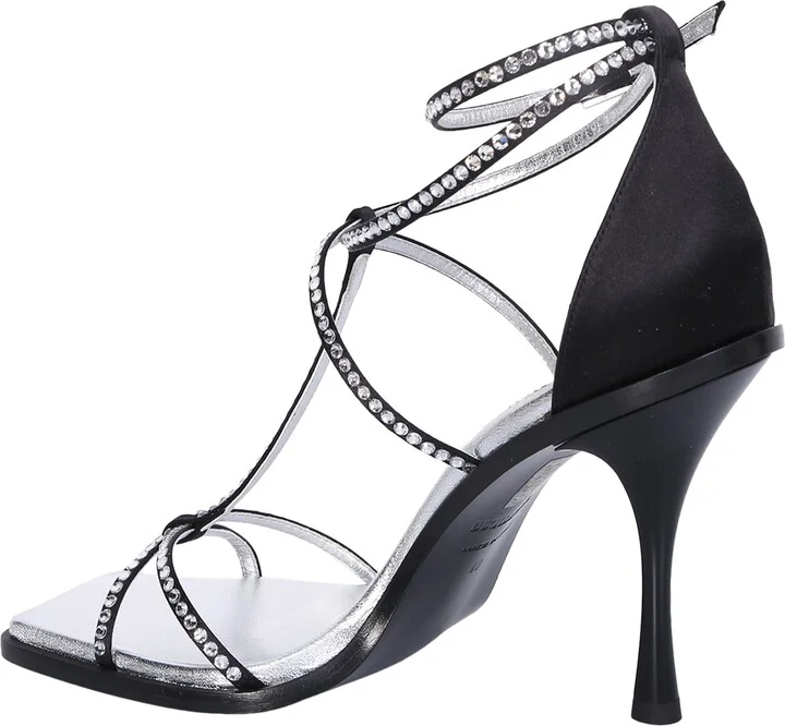 Holiday Party Black Sandals - Image 3