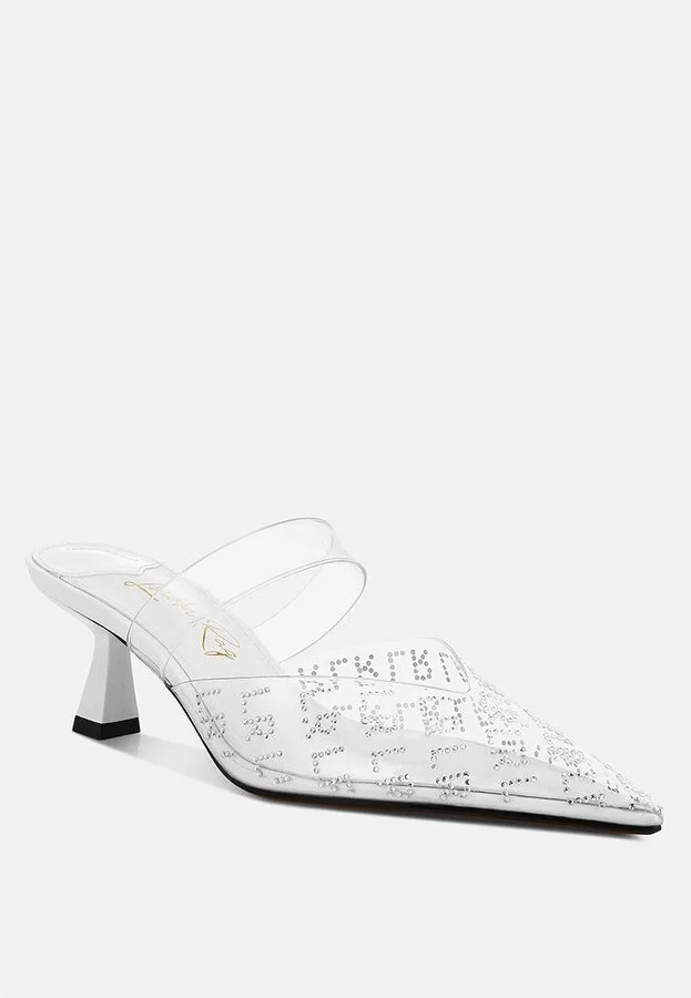 Holin Pointed Toe Kitten Heels - Image 2
