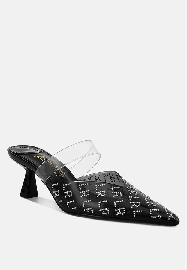 Holin Pointed Toe Kitten Heels - Image 6