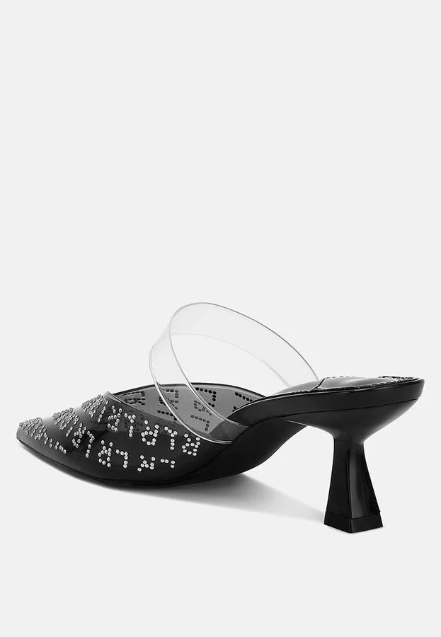 Holin Pointed Toe Kitten Heels - Image 7