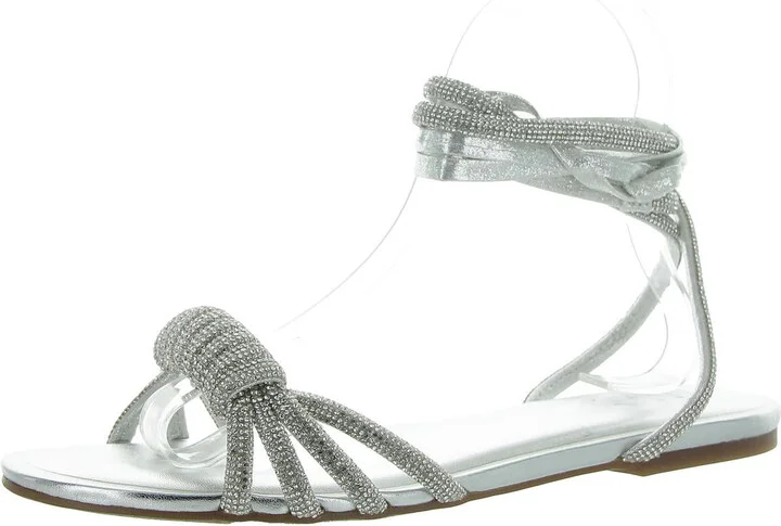 Holiston Womens Slip On Strappy Strappy Sandals