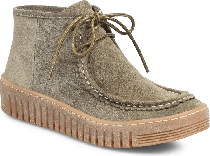 OLIVE SUEDE