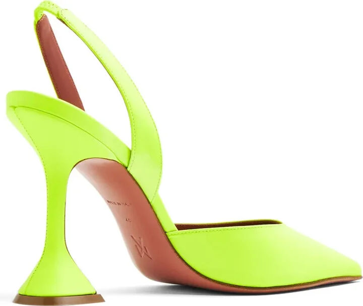 Holli 95mm denim slingback pumps - Image 3