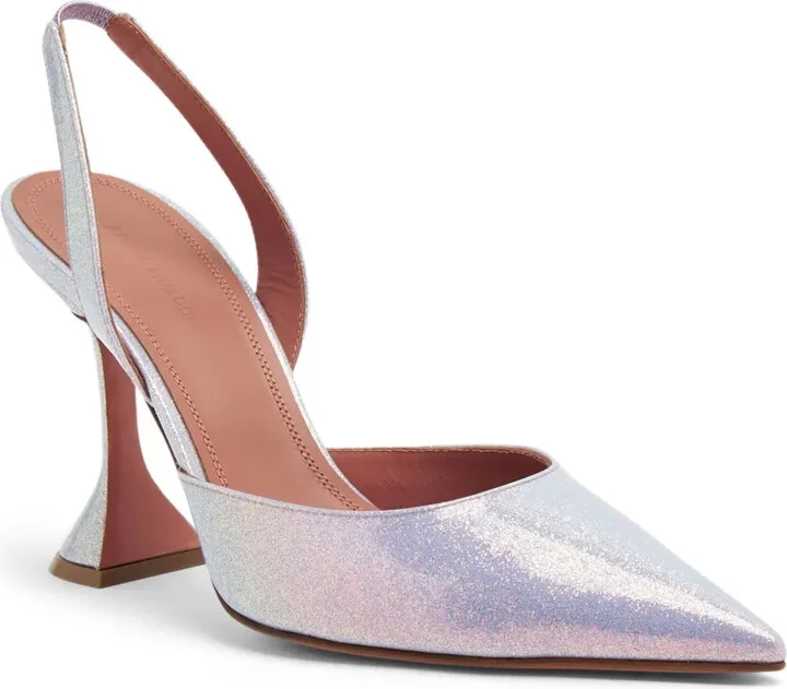 Holli 95mm leather slingback pumps - Image 2