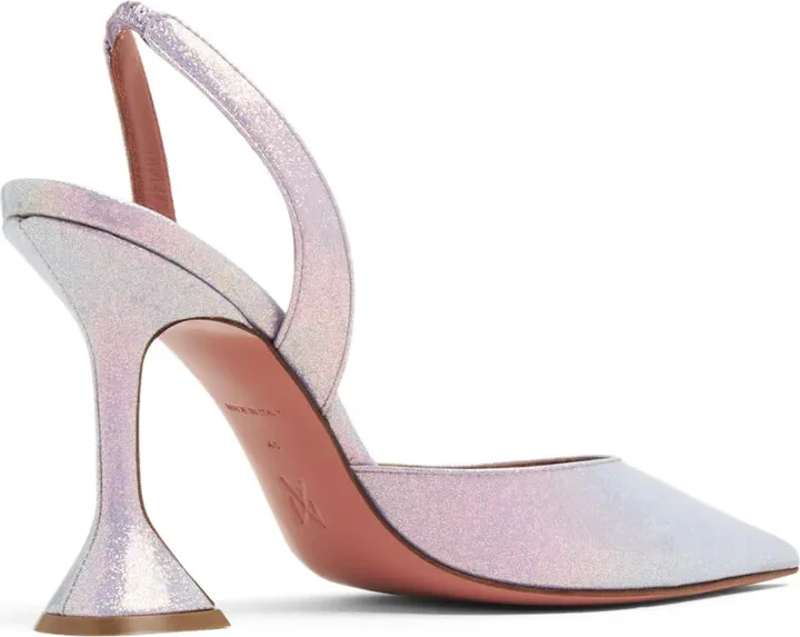 Holli 95mm leather slingback pumps - Image 3