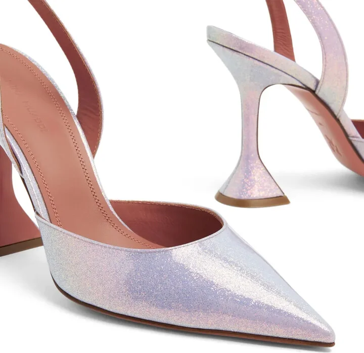 Holli 95mm leather slingback pumps - Image 5