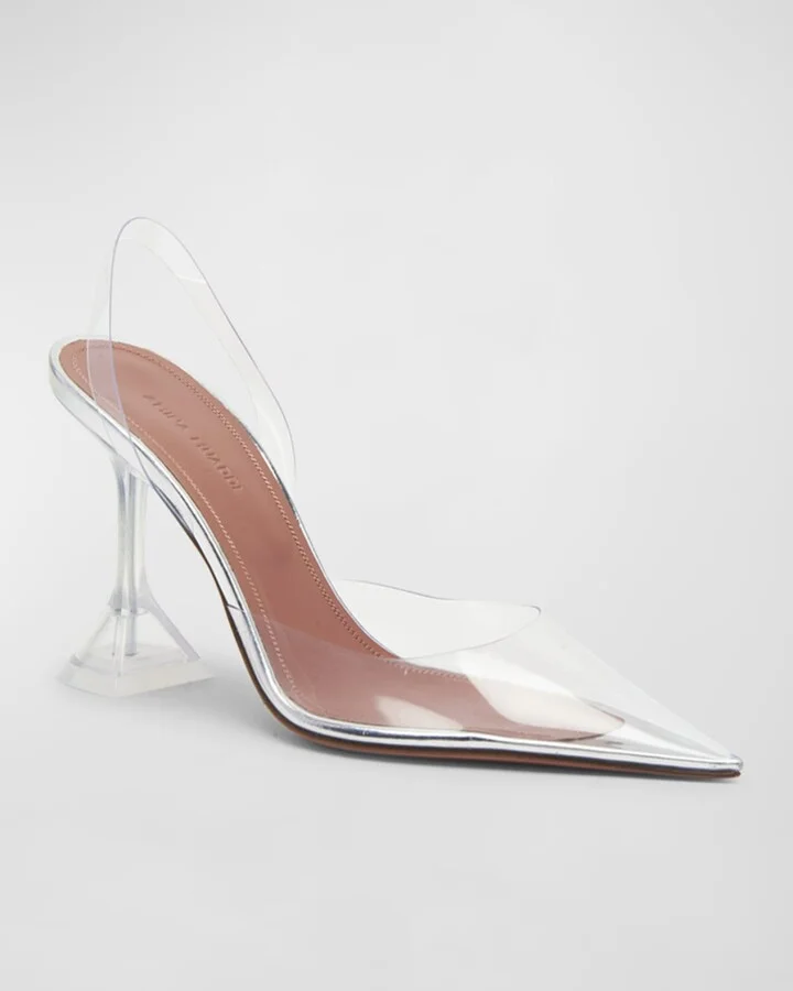 Holli Clear Slingback Pumps - Image 2