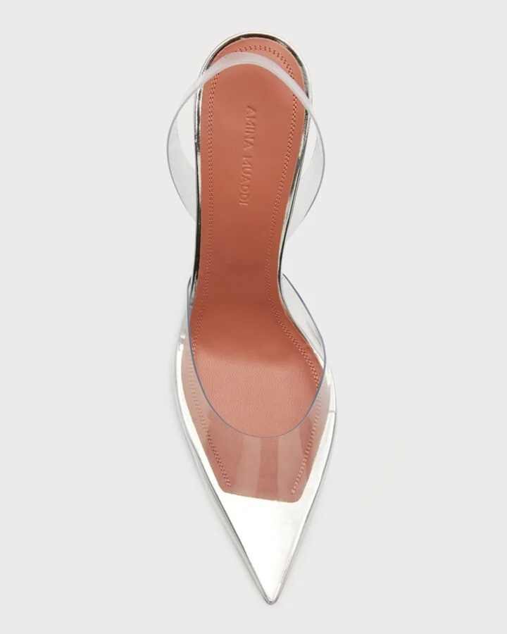 Holli Clear Slingback Pumps - Image 3