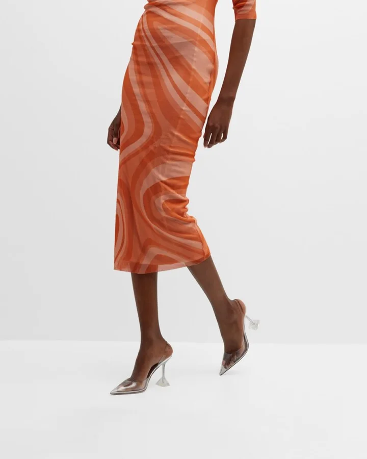 Holli Clear Slingback Pumps - Image 4