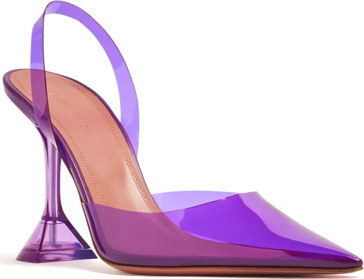 Holli Glass 95mm slingback pumps - Image 2