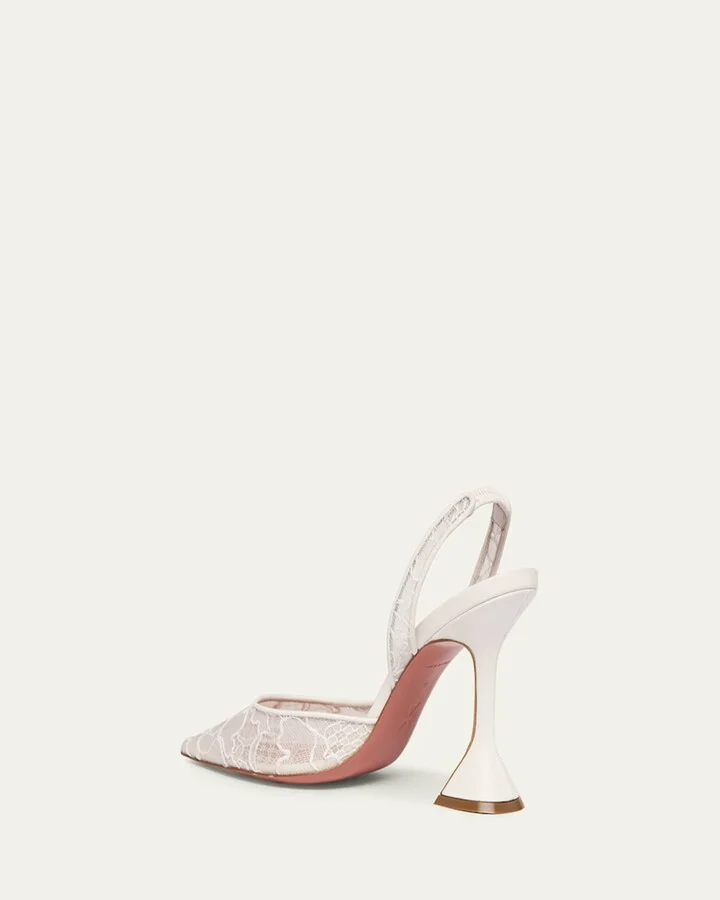 Holli Lace Slingback Pumps - Image 3