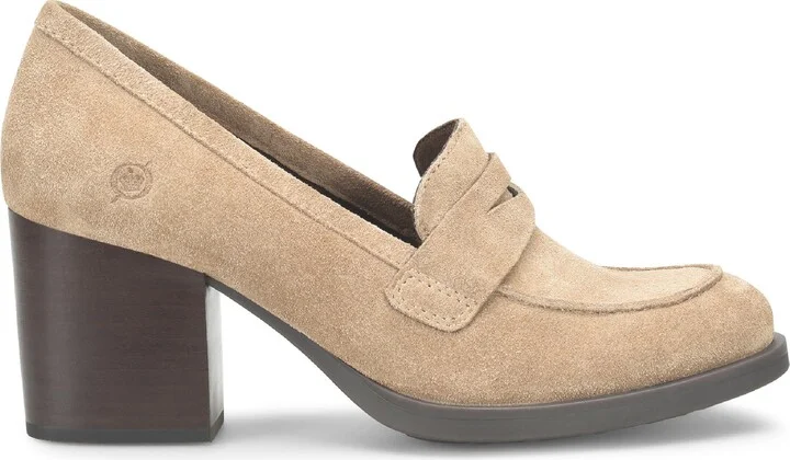 Holliston Block Heel Penny Loafer - Image 3