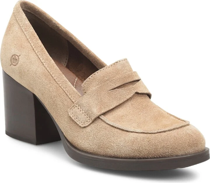 Holliston Block Heel Penny Loafer