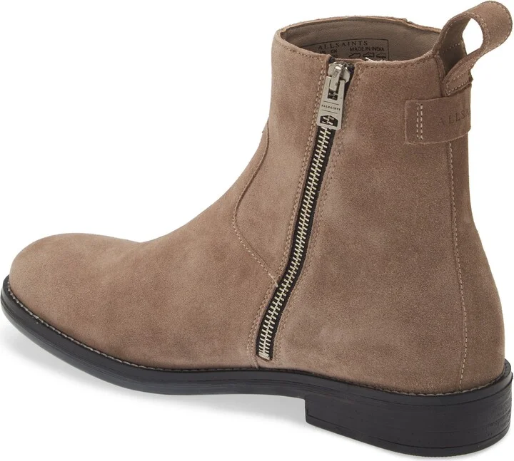 Hollow Zip Leather Boot - Image 8