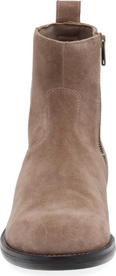 Hollow Zip Leather Boot - Image 9