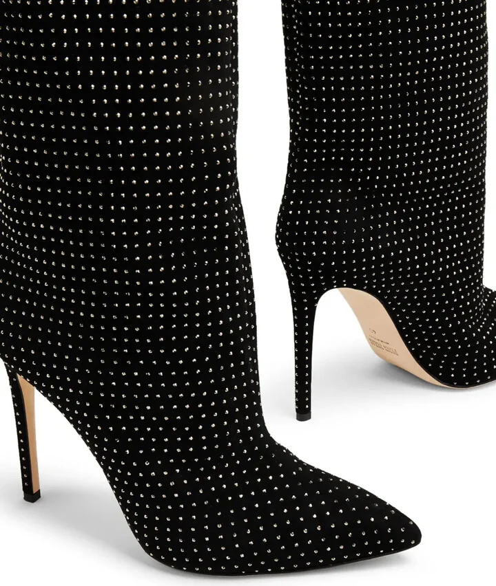 Holly 105mm crystal-embellished boots - Image 4