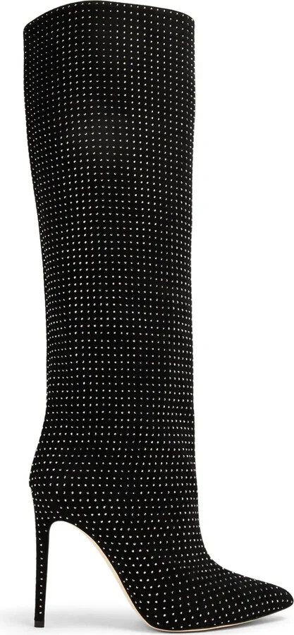 Holly 105mm crystal-embellished boots