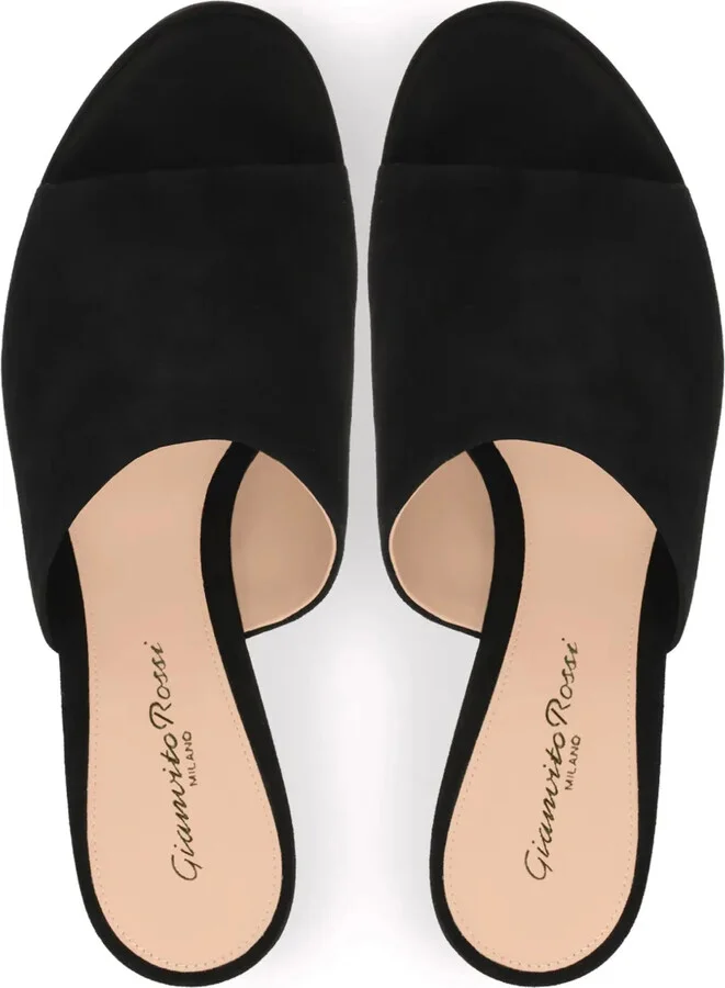 Holly 70mm platform suede mules - Image 3