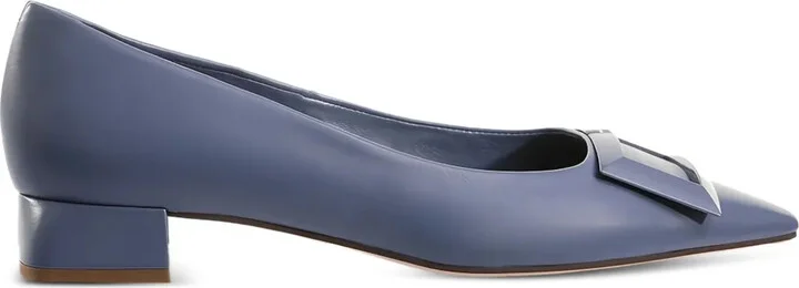 Holly block-heeled pumps
