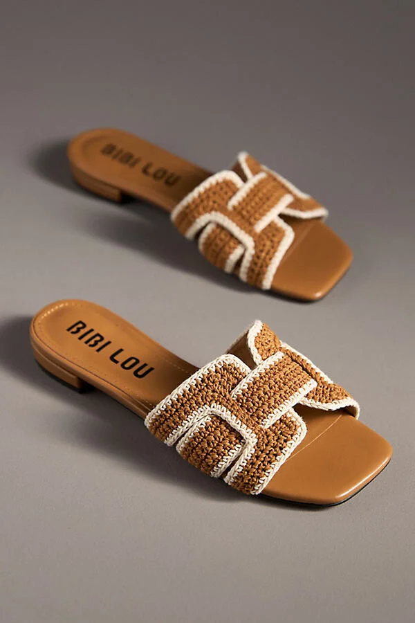 Holly Crochet Slide Sandals - Image 2