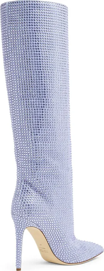 Holly crystal-embellished 105mm knee boots - Image 3