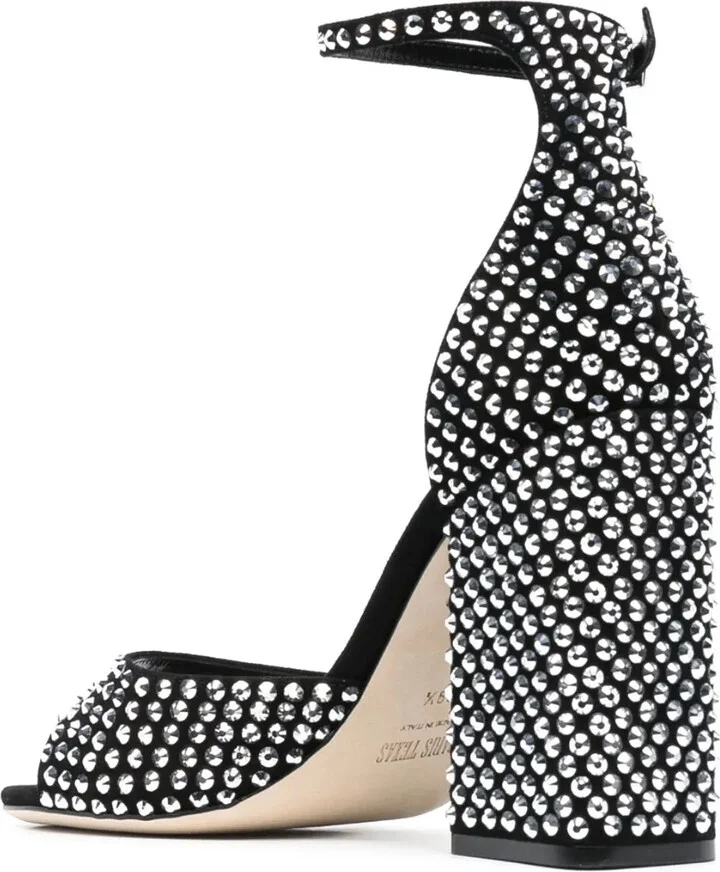 Holly Fiona 100mm suede sandals - Image 3