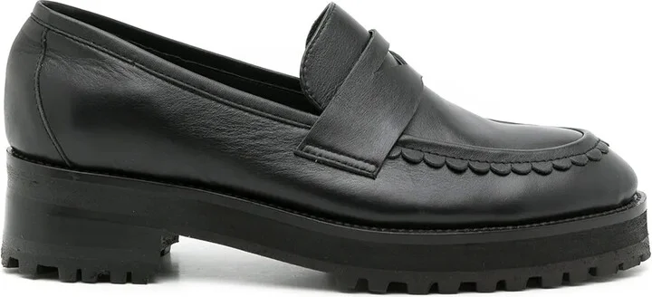 Holly leather penny loafers