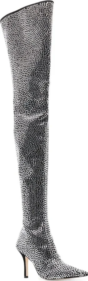 Holly Mama crystal-embellished 110mm boots - Image 2