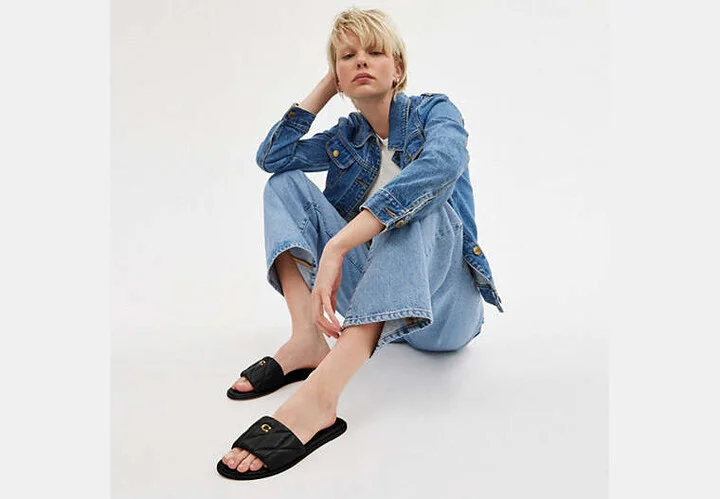 Holly Sandal With Quilting - Image 6