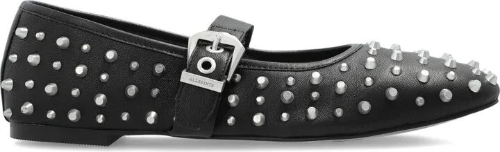 Holly studded ballet flats
